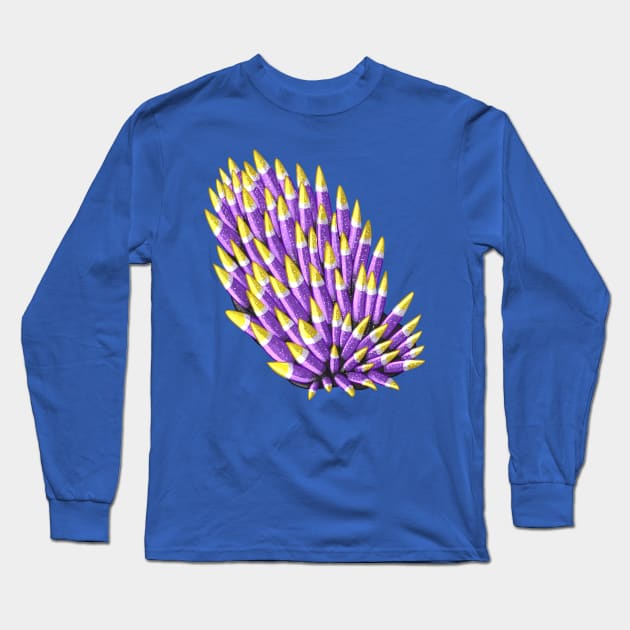 Nonbinary Nudibranch Long Sleeve T-Shirt by candychameleon